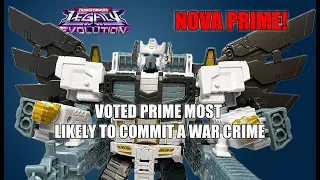 TRANSFORMERS LEGACY EVOLUTION NOVA PRIME UNBOXING AND REVIEW