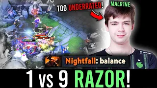 This GUY is too UNDERRATED! - MALR1NE 1v9 RAZOR! - "BALANCE"