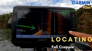 Locating Fall Crappie with the Garmin UHD 93sv