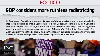 Politico: GOP Consider More Ruthless Redistricting
