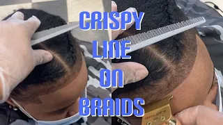 Crispy line on braids