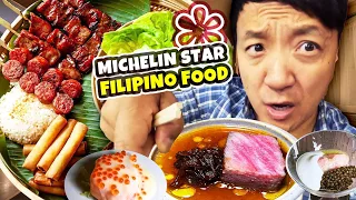 The ONLY Michelin Star FILIPINO RESTAURANT in THE WORLD! 13 Course FILIPINO FEAST