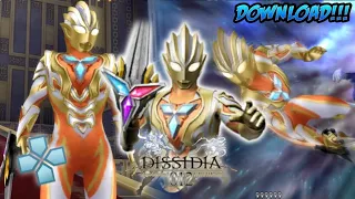 Download‼️Mod DLC Char Ultraman Trigger Glitter Eternity | DISSIDIA 012 PSP PPSSPP