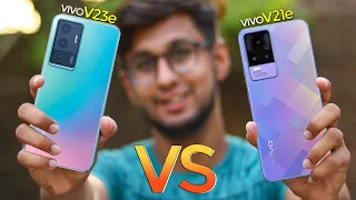 VIVO V23e VS VIVO V21e Complete Comparison ⚡ 720G VS G96 | Best Phone Under 45,000!