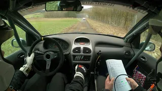 Rallye Kempenich '23 | ONBOARD CRASH MISTAKE WP3 Kempenich | Rijks/ Rijks | Peugeot 206 Rally Cup