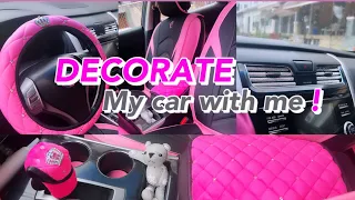 Decorate my car with me + car tour 2023 💞
