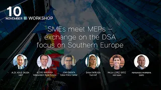 📲🦸‍♂️ SMEs Meet MEPs - Exchange on the DSA Southern Europe