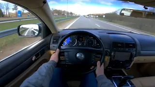 2005 Volkswagen Touareg I 7L 3.0 TDI 224 Hp 4MOTION Tiptronic POV Test Drive