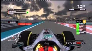 F1 TEAM PS3 - Yas Marina - F1 2011 - 100% - No assists