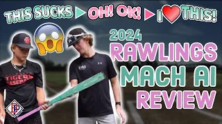 2024 SLEEPER BBCOR BAT? Rawlings MACH AI will SURPRISE YOU! #baseball #shorts