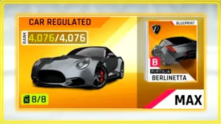 Asphalt 9 Золотая Puritalia Berlinetta