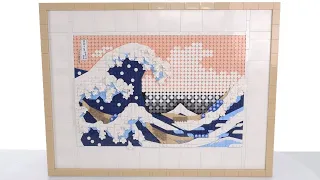 LEGO Art: The Great Wave set 31208 review! Much more than just dots on plates
