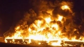 Талибы подожгли в Афганистане сотни бензовозов (новости) http://9kommentariev.ru/