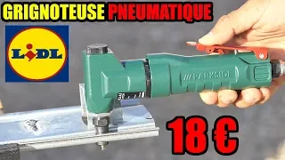 grignoteuse LIDL pneumatique PARKSIDE 6.3 BAR 200 L/min Air Nibbler Druckluft Blechnibbler