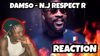 AMERICAN REACTS TO FRENCH RAP! Damso - N. J Respect R (paroles / sub English)