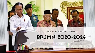 Sidang Kabinet Paripurna: RPJMN 2020-2024