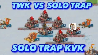 157M Solo Trap Eating Rallies! TWK Vs Solo Trap | Solo Trap KVK | Lords Mobile