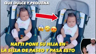 Natti Natasha y Raphy Pina Ponen Su Hija Vida Isabelle En Silla De Paseo Por Primera Vez y Pasa Esto