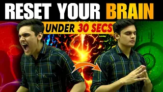 RESET Your Brain to Learn Faster🔥| Recharge Brain power| Prashant Kirad