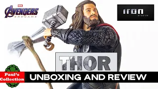 Iron Studios Thor Avengers Endgame 1/10 Scale Unboxing and Review