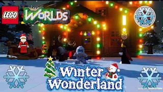 Lego-worlds Christmas winter-wonderland unlocking- Carol  singer-Lady