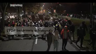 Protest Kobiet w Tychach dn. 31.10.2020 rok (38 minutowa videorelacja) Karol Krupiak - LIVE