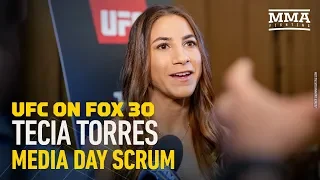 UFC on FOX 30: Tecia Torres Says Joanna Jedrzejczyk Told Her 'Welcome to Hell' During Faceoff