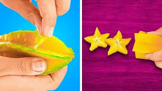 Useful Hacks And Simple Ways Of Peeling & Cutting Fruits And Vegetables