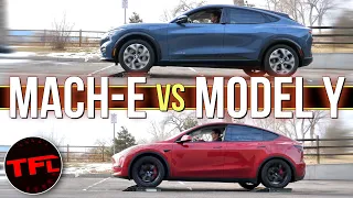 Does Ford Build A Better All-Wheel Drive EV Than Tesla? I Slip Test The Mach-E And Model Y!