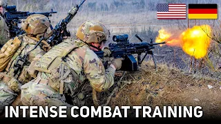 U.S. Army Soldiers Intense Combat Training in Germany (Feb. 2024)