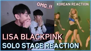 [BI / THAI] LISA Blackpink solo stage / Concert in Bangkok Thailand 2019 / BLACKPINK REACTION