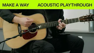 Make A Way | Official Acoustic Guitar Playthrough | Elevation Worship