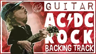 AC/DC Style Rock Backing Track in D