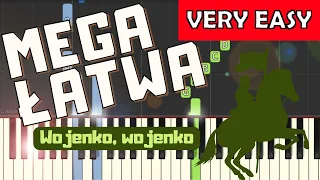 🎹 Wojenko, Wojenko - Piano Tutorial (MEGA ŁATWA wersja) 🎵 NUTY W OPISIE 🎼