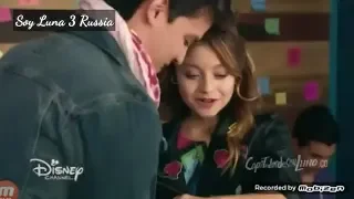 Soy Luna 3 перевод разговоро Маттео и Педро,Луны и Мишеля русские субтитры /Я Луна Луттео