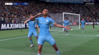 FIFA 22 PC gameplay| Manchester City VS PSG (3-1)| world class level| UCL Match 2021/2022