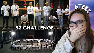 First Time Reacting to "Dancing With My Bias, ATEEZ | 82Challenge EP.2" Reaction