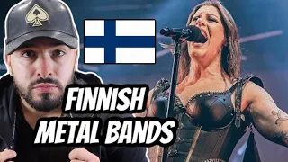 🇫🇮 Top 10 FINNISH Metal Bands (British REACTION)