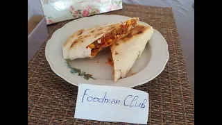 Бурито с фаршем и овощами: рецепт от Foodman.club