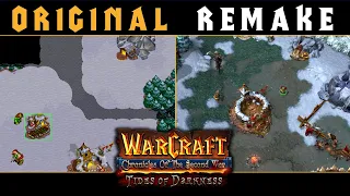 Warcraft 2 - оригинал против ремейка (неофициальный)