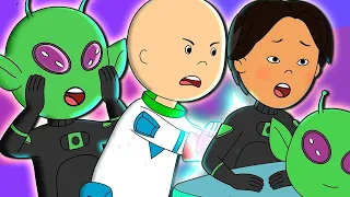 Caillou and the Strange New World | Caillou Cartoon