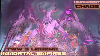 Total War Warhammer 3  v2.3  Immortal Empire - Хаос - Legendary =32= Коллапсирующая парадигма