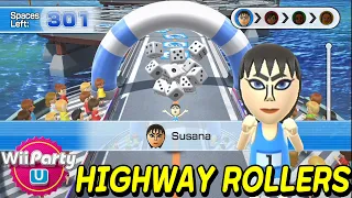 Wii Party U - Highway Rollers (Master com) Susana Vs Rie Vs Faustine Vs Yuehua | AlexGamingTV