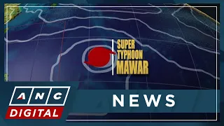 PAGASA: 'Mawar' reintensifies into super typhoon ahead of PAR entry on Friday or Saturday | ANC