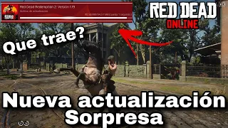 Red Dead Online 😱NUEVA actualización sorpresa 😱 versión 1.19 para X BOX ONE PS4 y PC (que trae?)🤠