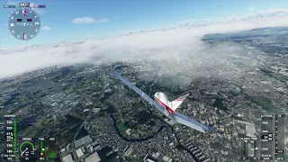 Microsoft Flight Simulator 2020 Quickie #7 Narita Japan, Emergency Landing 6500ft no engines