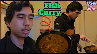 Fish Curry in America//USA 🇺🇸