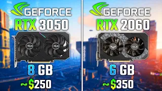 NVIDIA RTX 3050 vs RTX 2060 | Test in 5 Games | 1440p