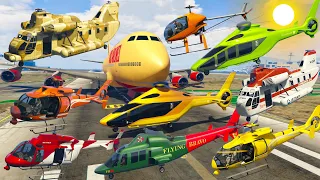 GTA V: Every Helicopters Spring Best Extreme Longer Crash and Fail Compilation