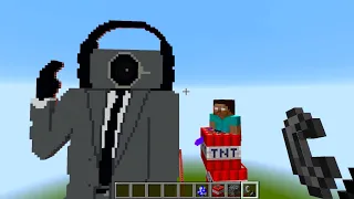 Skibidi Cameraman vs Herobrine | TNT Cameraman from Skibidi Toilet Multiverse in Minecraft